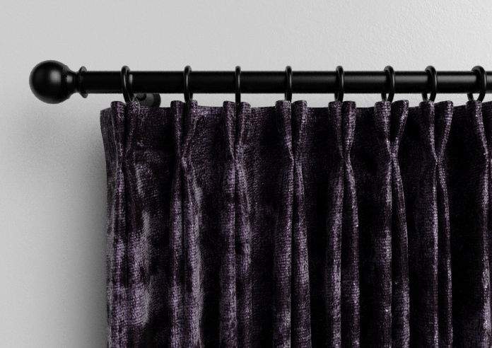 Cyrus Crushed Velvet, Deep Purple - Made to Measure Curtains - Image 10